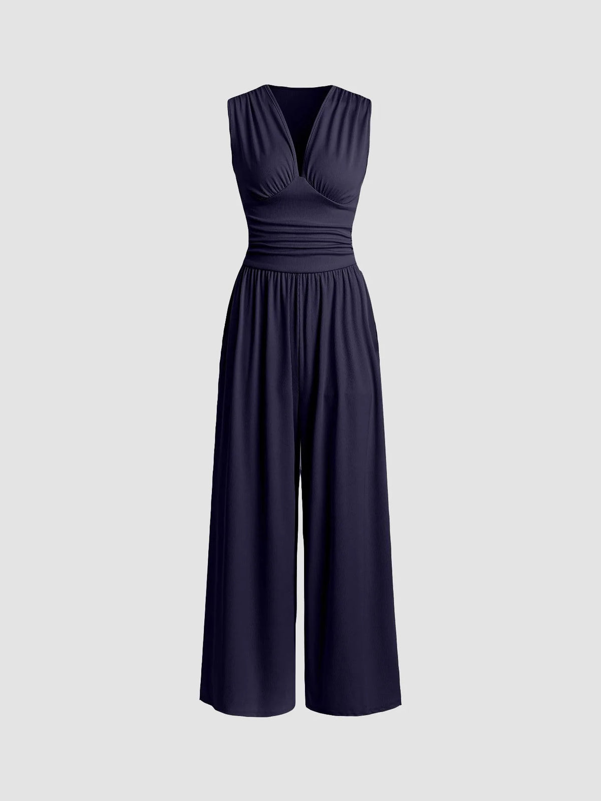 Yozy New Sleeveless Knitted Jumpsuit Loose Wide-Leg Pants Spot Goods