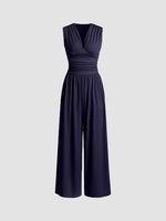 Yozy New Sleeveless Knitted Jumpsuit Loose Wide-Leg Pants Spot Goods