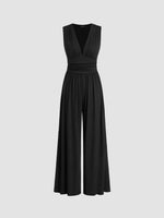 Yozy New Sleeveless Knitted Jumpsuit Loose Wide-Leg Pants Spot Goods