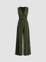 Yozy New Sleeveless Knitted Jumpsuit Loose Wide-Leg Pants Spot Goods