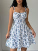 Yozy Women's Summer Floral Spaghetti Strap Beach Short Dress,Womens Dresses,Woman Clothing,Woman Clothes,Sundress,New In Dress 2025