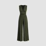 Yozy New Sleeveless Knitted Jumpsuit Loose Wide-Leg Pants Spot Goods