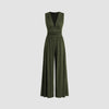Yozy New Sleeveless Knitted Jumpsuit Loose Wide-Leg Pants Spot Goods