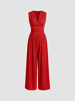 Yozy New Sleeveless Knitted Jumpsuit Loose Wide-Leg Pants Spot Goods